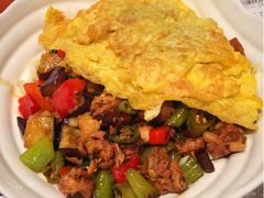 茄子肉丁小公鸡双拼拌面-文三里屯面馆(三里屯店)