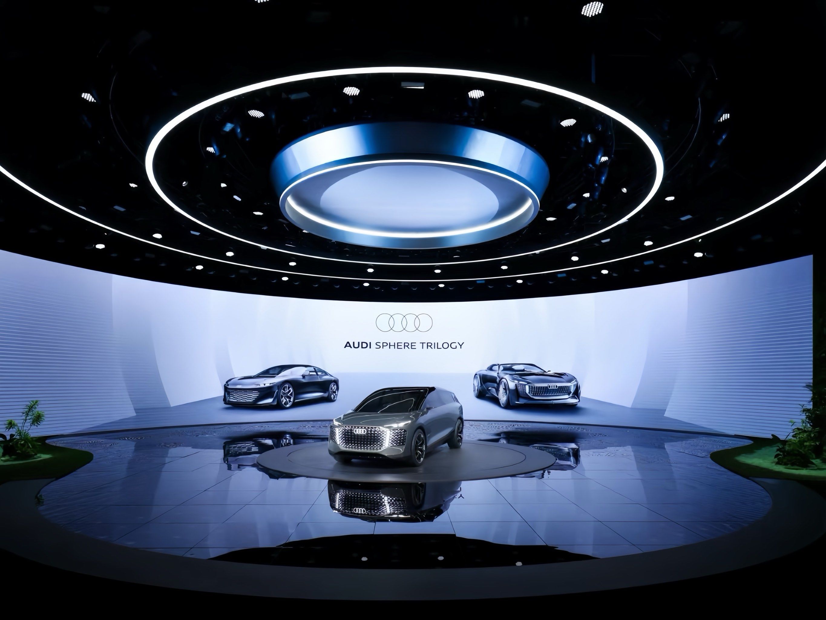 新车发布会/会议舞台音响灯光led大屏租赁