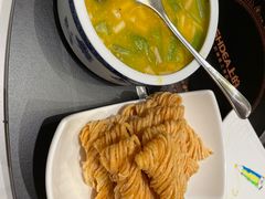 蛋黄丝瓜烩茶馓-童福兴·南京菜(老门东店)