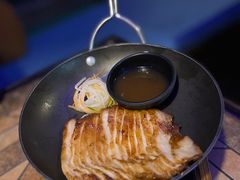 炭烤猪颈肉-萨芭蒂高空花园餐酒吧