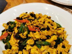 地皮菜炒鸡蛋-九十九顶毡房(阜石路店)