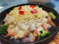 堂烹蒜蓉芝士虾-雀蓝川菜(奥体广场店)