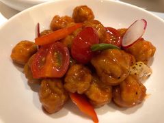 菠萝咕咾鸡球肉-玫瑰厅上海菜(兴国路店)