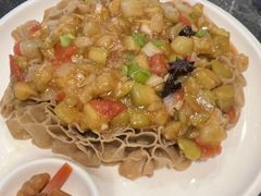 酸菜茄条扒莜面-紫泥369粗粮季(鼓楼店)