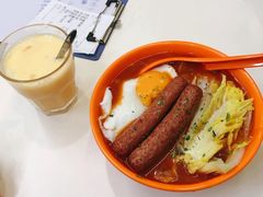 番茄薯蓉肠仔蛋面-華歡冰室-WahFoon(吉大店)