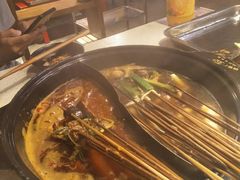 香菜牛肉-正宗钢管厂五区·小郡肝火锅·串串香(商品街总店)