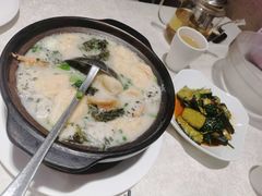 有机咸豆浆煮手打鱼腐-禾府酒家·传统广府味(番禺店)