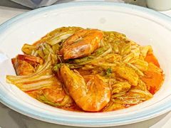 海虾烧白菜-船歌·鱼水饺青岛菜(恒隆广场店)
