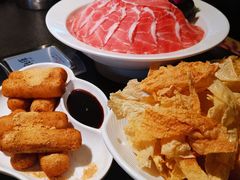 油炸豆腐皮-旺晖本帮骨头煲·深夜火锅(梅园路店)