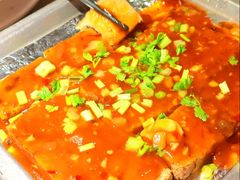 铁板包浆豆腐-绿茶餐厅(西单老佛爷店)