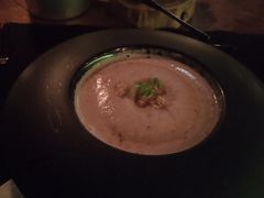 卡布奇诺蘑菇汤配牛肝菌-AZUL by FUEL蓝色·法式酒馆(琶醍店)