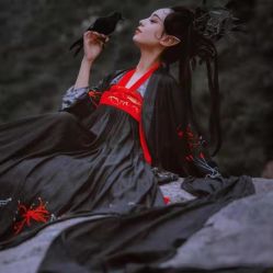 -虞美人汉服摄影