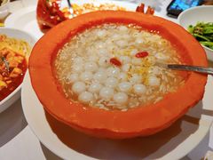 南瓜酒酿小圆子-玫瑰厅上海菜(兴国路店)