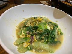 笔管鱼炒小白菜-必点海鲜·鲅鱼水饺(鞍山西道店)