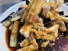蛤蜊肉拌茄子-华春餐馆(鱼山路店)