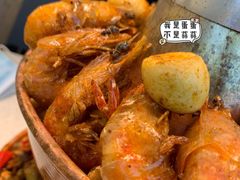 香辣虾锅-老佛爷铜炉蛙锅(海岸城店)