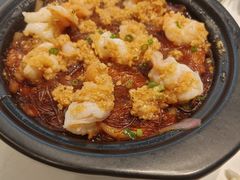 整锅蒜蓉粉丝蒸虾-船歌·鱼水饺青岛菜(国贸商城店)