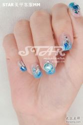点击看大图 水蓝华彩-STAR美甲店