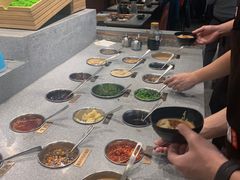 自助调料区-新辣道鱼火锅(领展购物广场·中关村店)