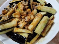 蛤蜊肉拌茄子-华春餐馆(鱼山路店)