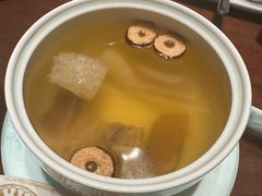 羊肚菌花胶炖农场走地鸡汤-觅唐MITONG(鸟巢店)