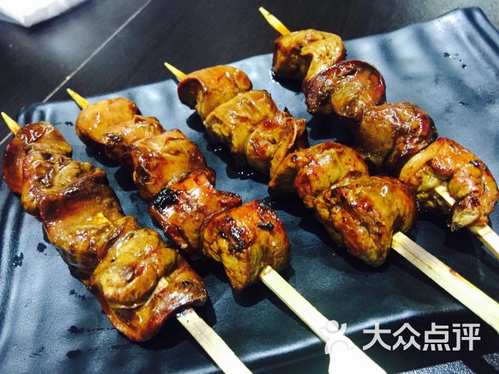 鸟串烧yakitori酱烧鸡肝图片 第6张