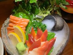 三文鱼刺身-鳗鱼家·深夜食堂(军博店)