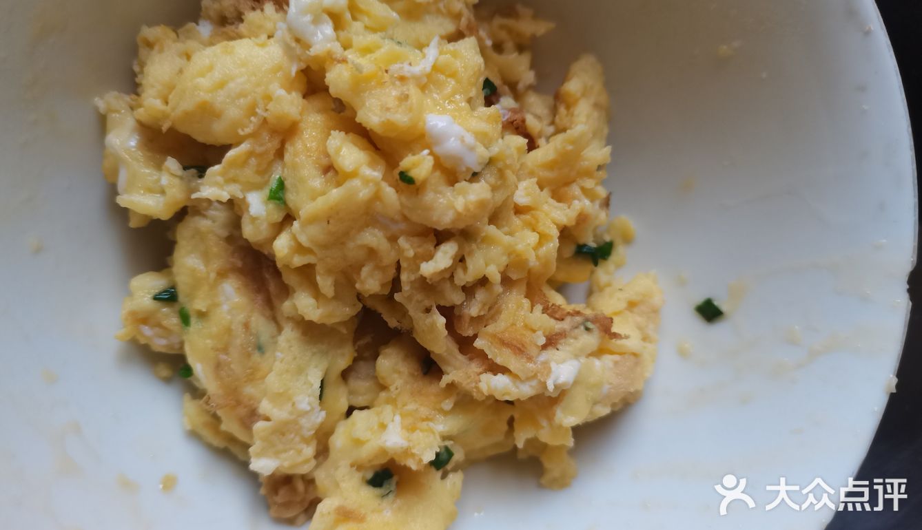 水炒蛋，青椒肉丝面