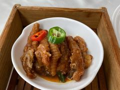 有机秋葵蒸凤爪-广州塔晖粤轩中餐厅