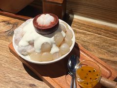 手剥荔枝山竹牛奶冰-筱田の食堂·izakaya(淮海中路店)