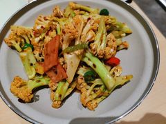 干锅有机菜花-吕氏疙瘩汤·海鲜新鲁菜(凯德mall新都心店)