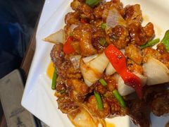 焦溜肥肠-华盛园卷子王农家菜水库鱼