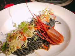 海胆墨鱼汁意面-wann lounge 低温慢煮牛排·清吧