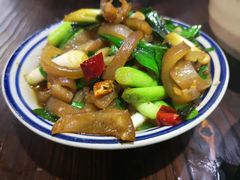 大蒜炒猪皮-刘师父老汉口江湖菜(蔡锷路店)