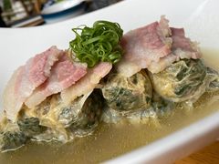 土咸肉腐衣荠菜卷-铭莲·八卦田水上餐厅