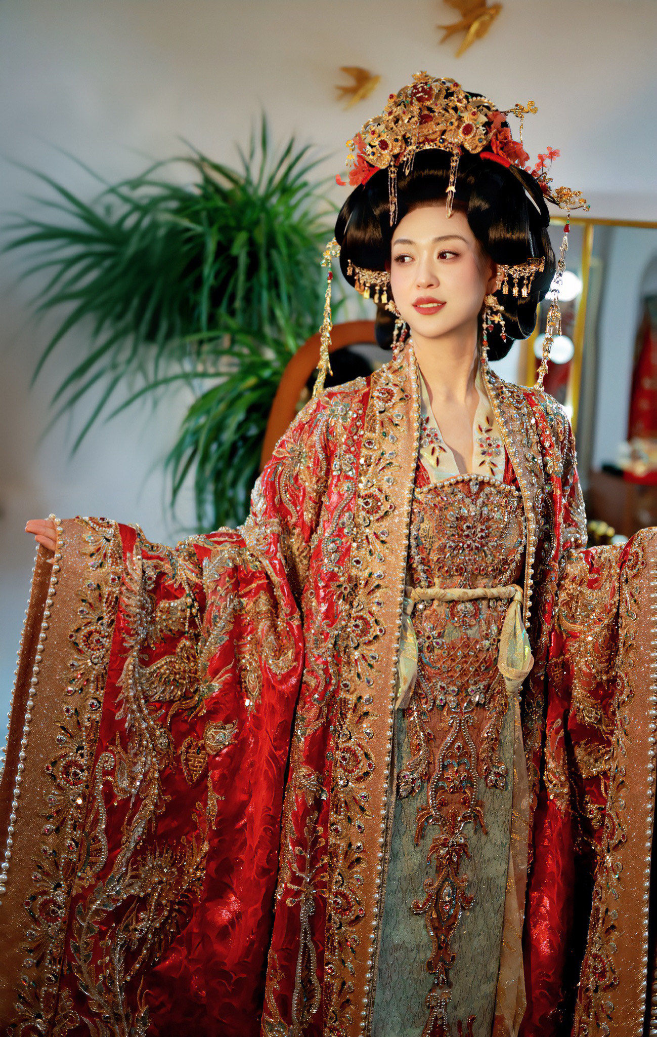 今天穿上了我最喜欢的唐制