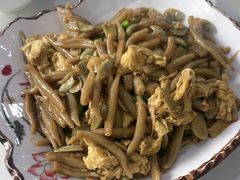 腊八蒜炒莜面-张记荞面馆