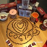 喜欢喝costa的拿铁☕️因为牛奶和咖啡的分层真的好看