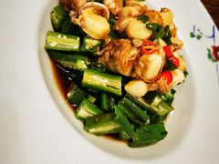 秋葵拌扇贝-双合园·海鲜水饺青岛菜(万佳广场店)