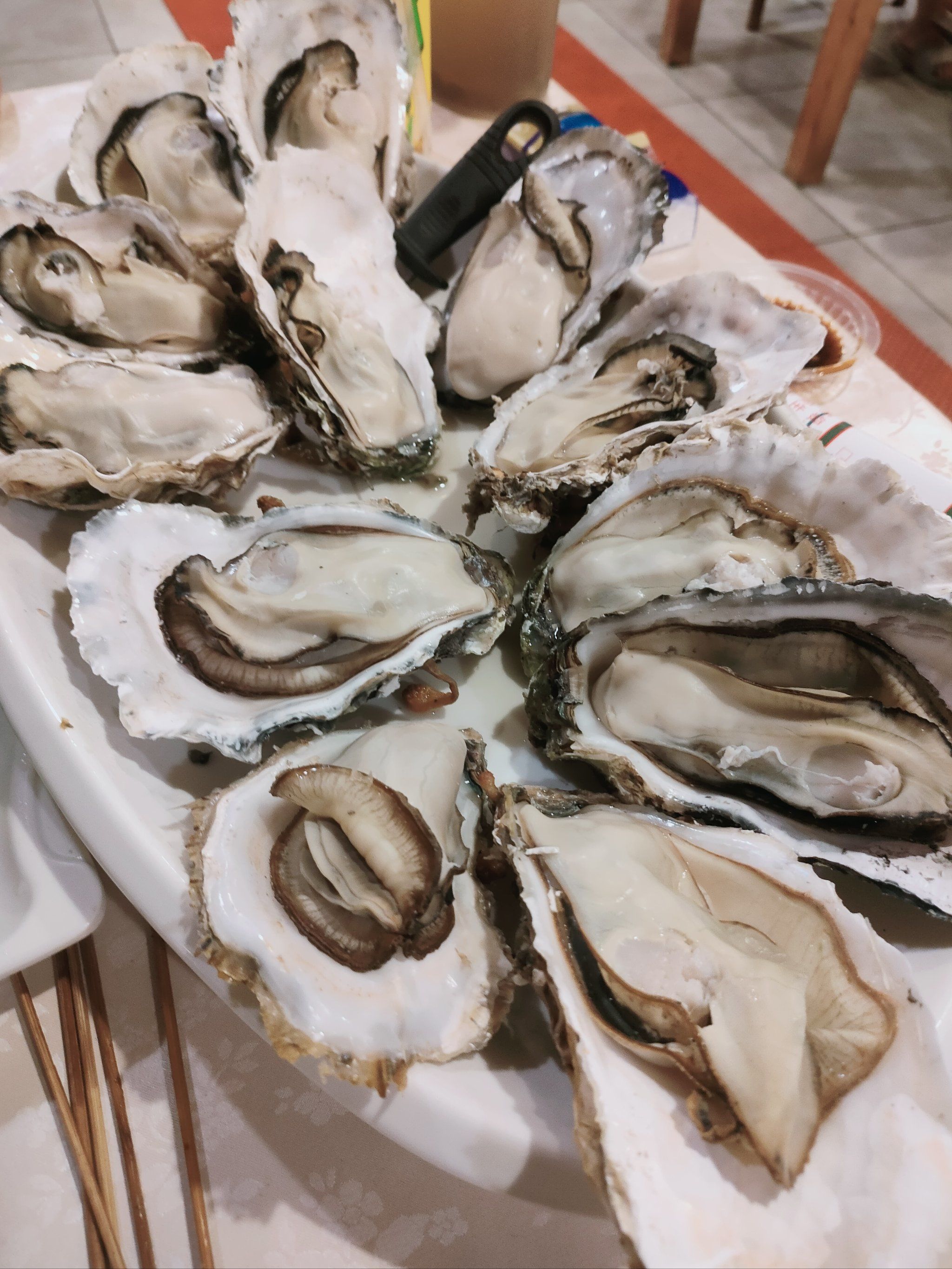 肥美蒜蓉生蚝-原味生蚝-砂锅粥-花甲