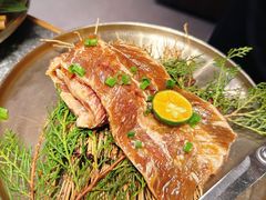 -草家酱蟹炭火烤肉店(珲春南路一店)
