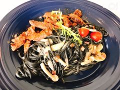 勃良第牛肋肉拌墨鱼面-Jenny House 珍妮屋新派食堂(美吉特店)