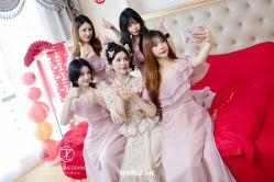-桃子造型婚纱礼服(凤起广场店)