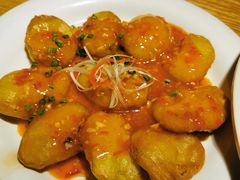 泰汁鱼香茄饼-鸡毛店·川菜(双楠店)