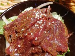 秘制香辣牛肉-胖记烤肉(江汉路店)
