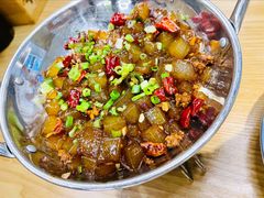 西瓜酱炒凉粉-牛三哥洛阳牛肉汤(生态城店)