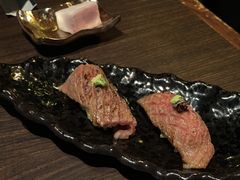 松阪牛霜降炙烤肉寿司-松阪牛焼肉M(法善寺横丁店)