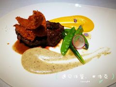 烤澳洲西冷牛排配脆炸海鱼柳-米洛克欧洲蛋糕(西南路店)