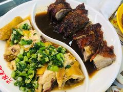 烧鸭拼葱油鸡-澳门陈光记烧味饭店(万象城店)