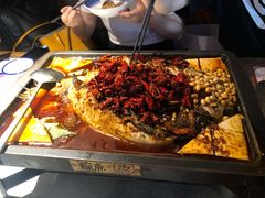 重庆豆花烤鱼-探鱼·鲜青椒爽麻烤鱼(天河优托邦店)